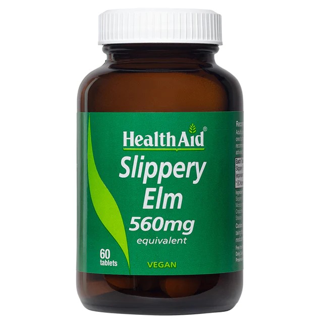 Slippery Elm 560mg - Standardised - 60 Tablets