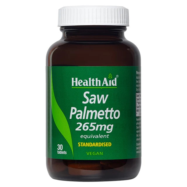 Saw Palmetto 265mg Equivalent - 30 Tablets