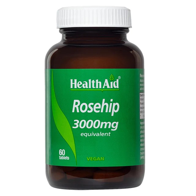 Rosehip 3000mg Equivalent - 60 Tablets