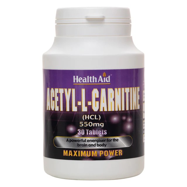 Acetyl-L-Carnitine 550mg - 30 Tablets