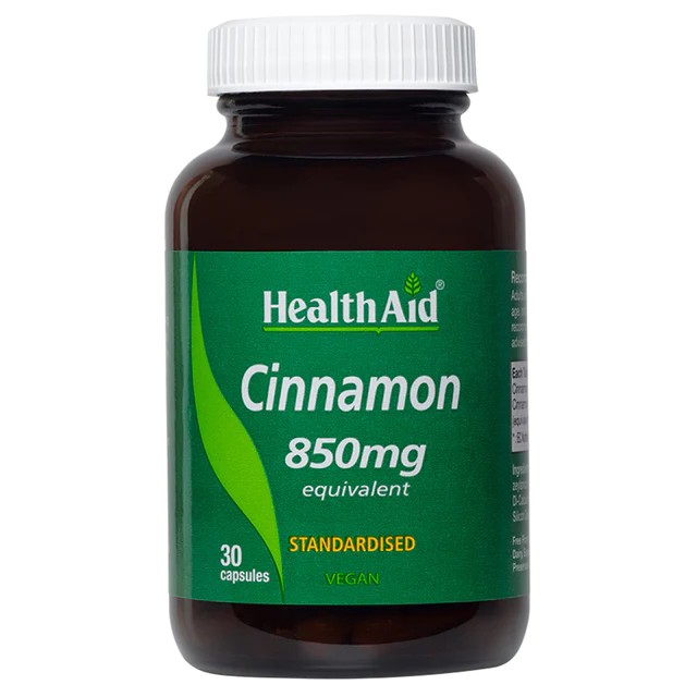 Cinnamon  850mg Equivalent - 30 Capsules