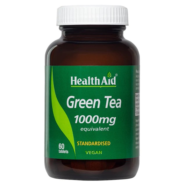 Green Tea Extract 1000mg  Equivalent - 60 Tablets