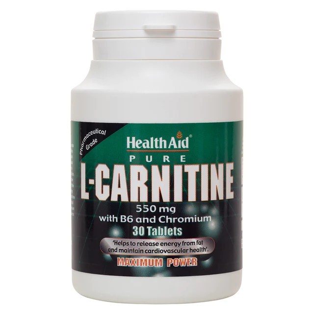 L-Carnitine 550mg - 30 Tablets