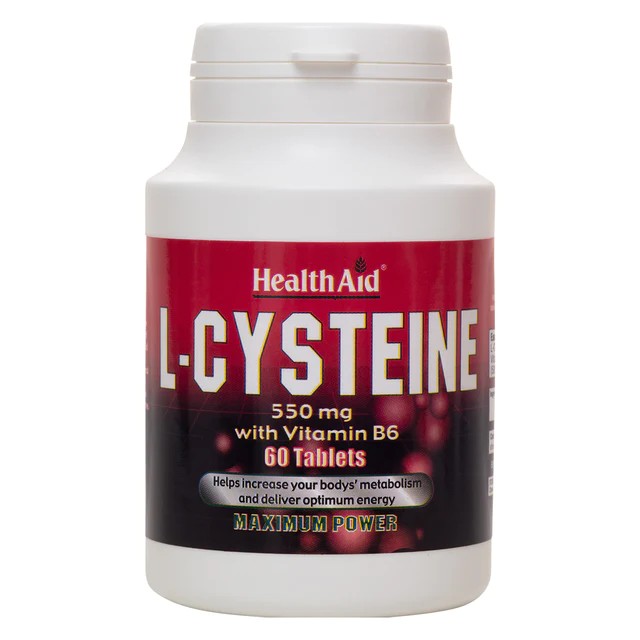 L-Cysteine 550mg - 60 Tablets