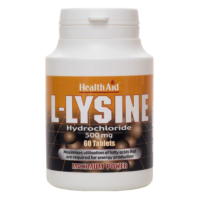 L-Lysine HCI 500mg - 60 Tablets