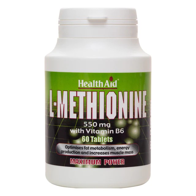 L-Methionine 550mg - 60 Tablets
