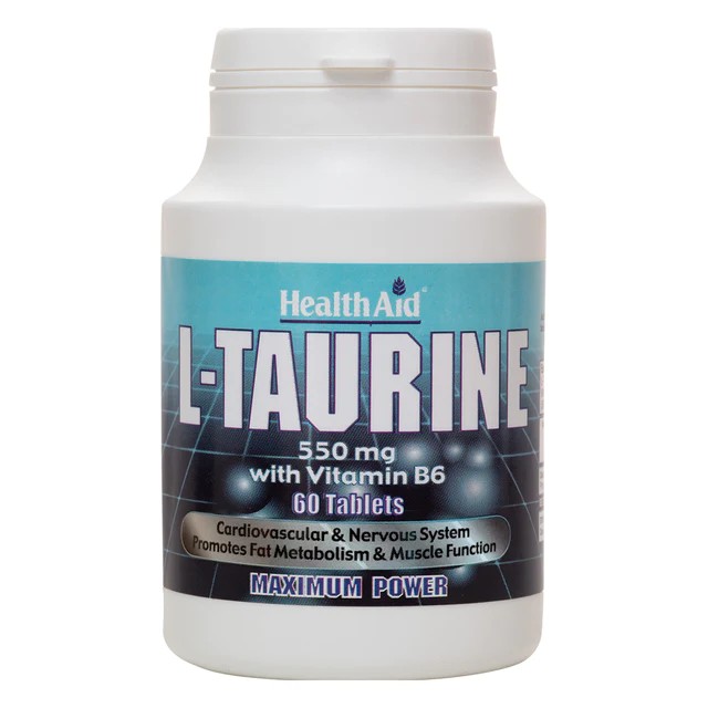 L-Taurine 550mg - 60 Tablets