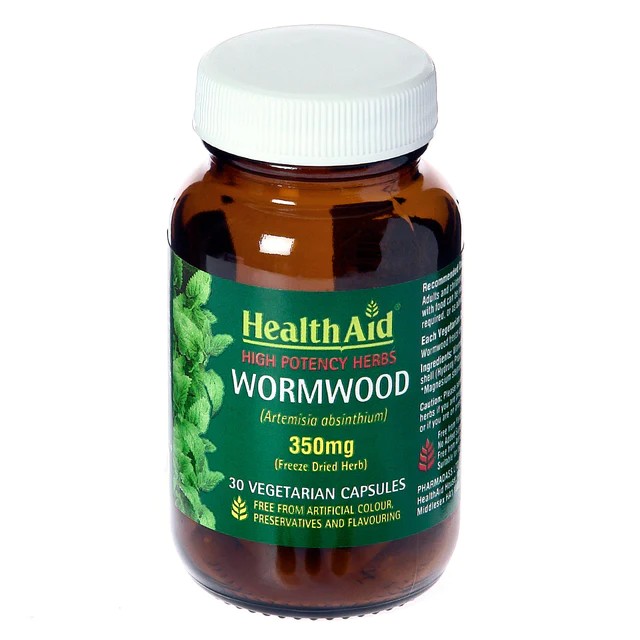 Wormwood Extract 350mg - 30 Vegicaps