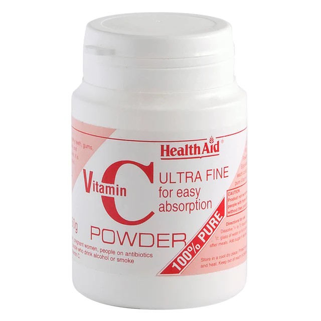 Vitamin C 100% Pure Ultrafine - 100gm Powder