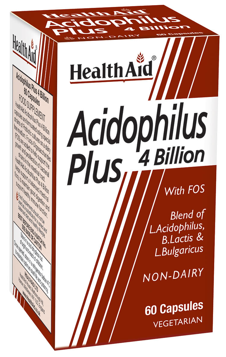 Acidophilus Plus 4 Billion - 60 Vegicaps