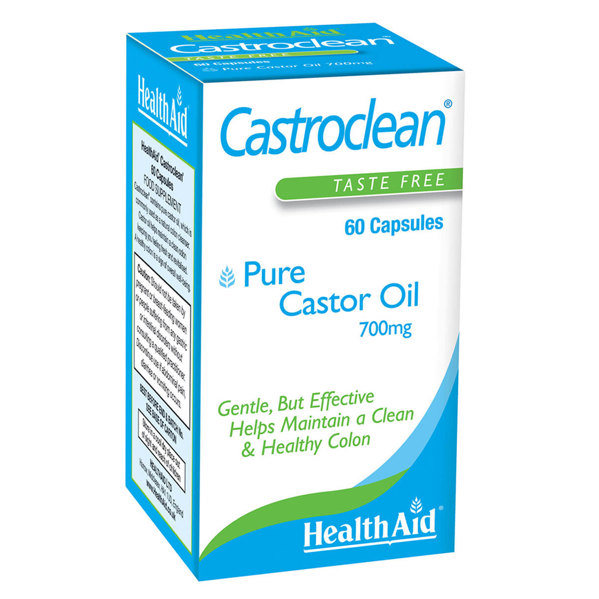 Castroclean (Castor Oil 700mg) - 60 Capsules