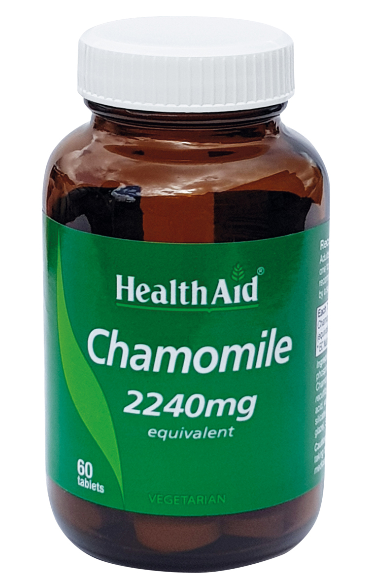 Chamomile 550mg - Standardised - 60 Tablets